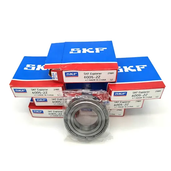 Dynamic Balanced SKF 6005 Deep Groove Ball Bearing 25x47x12mm for Automation Machines P0-P2 Precision
