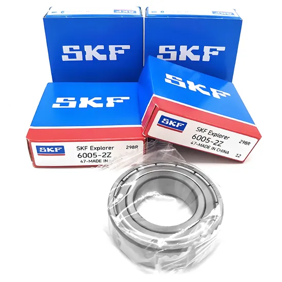 6005zz Deep Groove Ball Bearings 25x47x12mm SKF Bearing Steel for Wind Power Generation