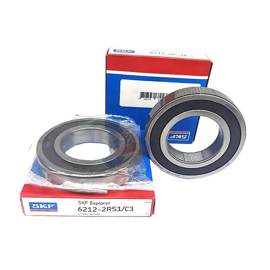 Radial Deep Groove Ball Bearing SKF 6212-2RS1/C3 60x110x22mm for Industrial Machinery
