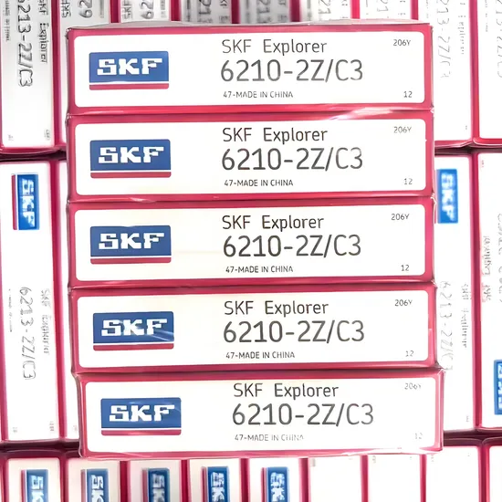 Deep Groove Ball Bearing SKF 6211-2Z/C3 55x100x21mm for Wind Power & Automotive Use