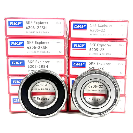 Deep Groove Ball Bearing SKF 6214-2Z/C3 70x125x24mm with Sheet Metal Cage for Industrial Use