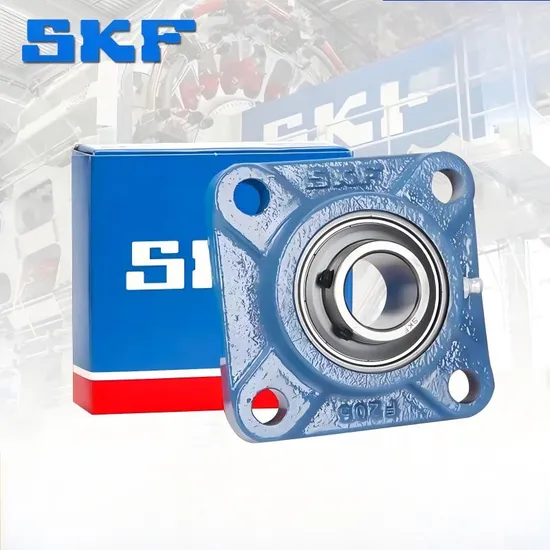 UCFX06 Square Flange Mounted Bearing Unit with Spherical Raceway for High-Speed Applications