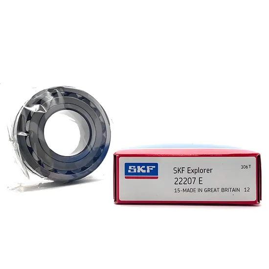 Self-Aligning Roller Bearing 22207E SKF 35x72x23mm Open Type for Industrial Machinery