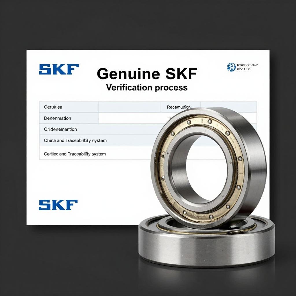 SKF China factory certification and traceability system Genuine SKF bearing verification process