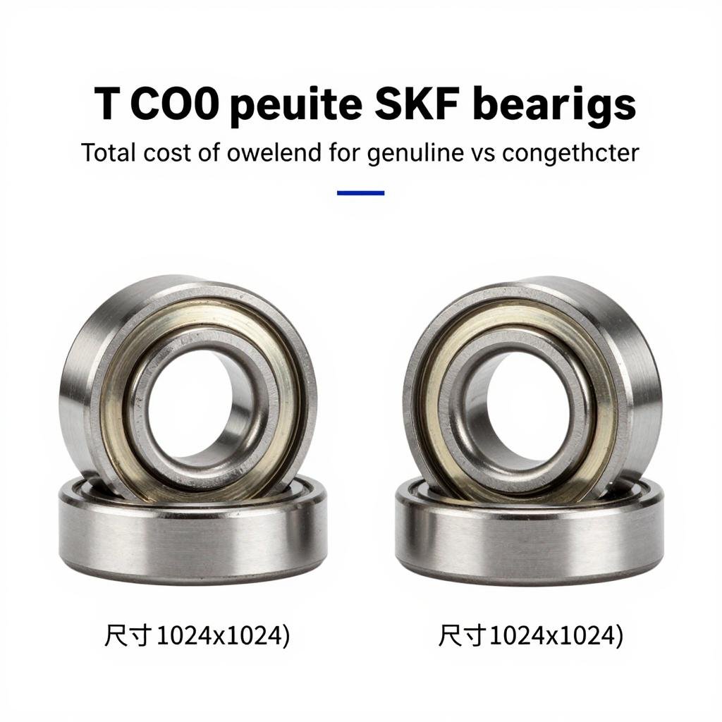 Total cost of ownership for genuine SKF bearings TCO comparison genuine vs counterfeit bearings
