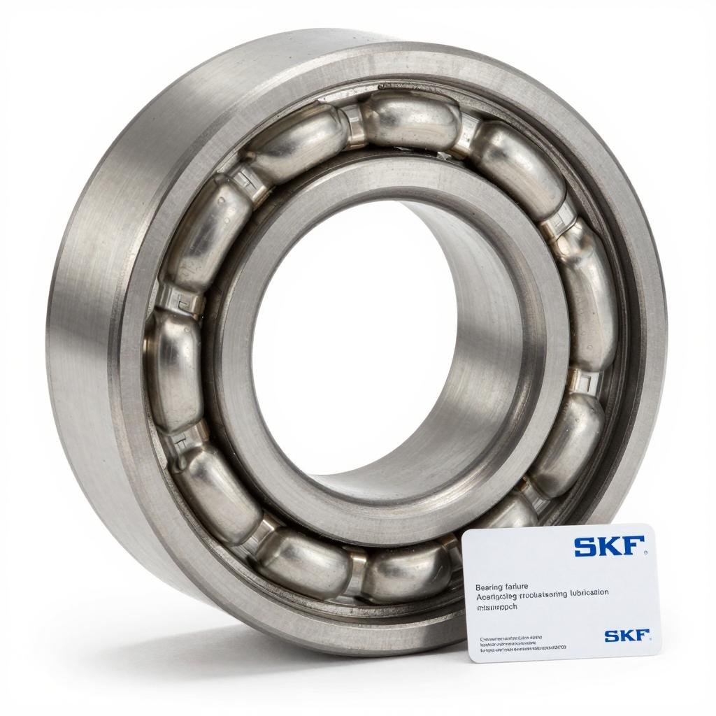 Bearing failure analysis showing lubrication mismatch