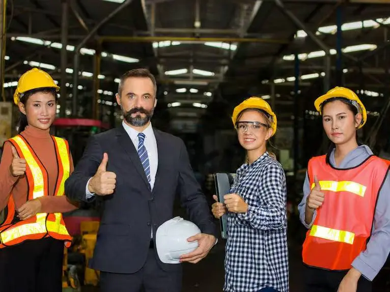 International clients examining SKF bearings
