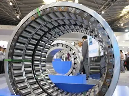 SKF-OME exhibition booth with clients