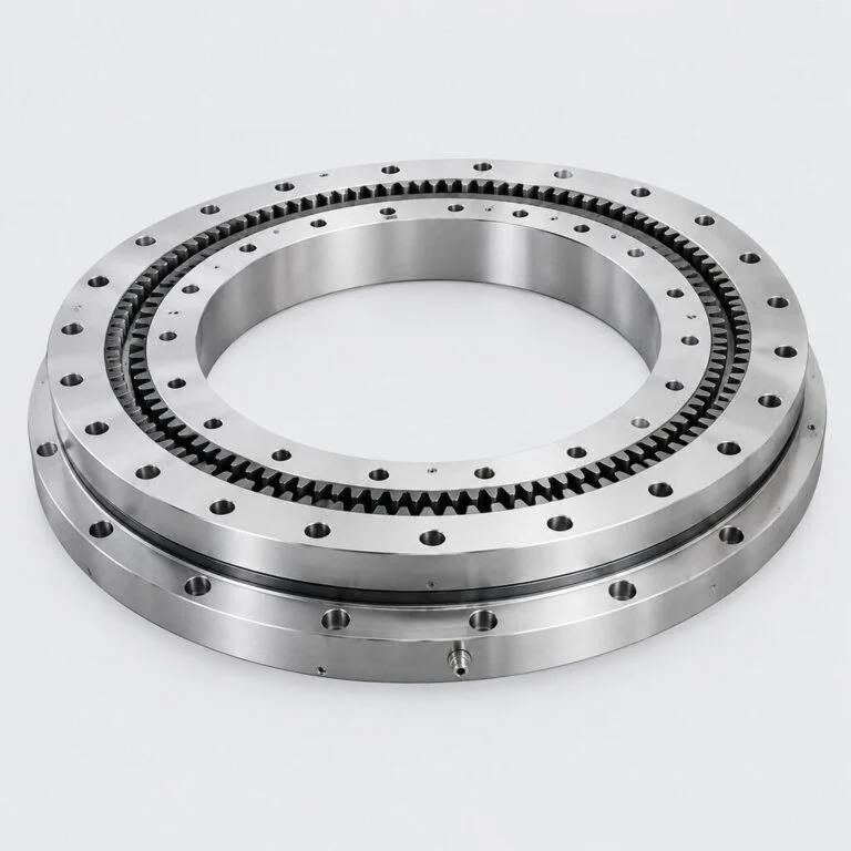 SKF Slewing Bearing on a workshop bench